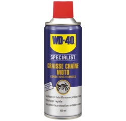 Graisse Chaîne Moto Conditions Humides WD-40 SPECIALIST 400 mL