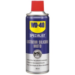 Lustreur Silicone Moto WD-40 Specialist - Aérosol de 400 ml