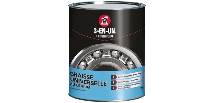 Graisse universelle au lithium 3-EN-UN Technique