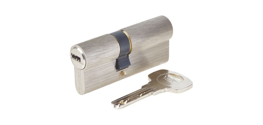 Cylindre - Série 1000+ - débrayable - 30x40 mm nickelé - 6 goupilles - anti