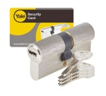 Cylindre - Série 1000+ - débrayable - 30x40 mm nickelé - 6 goupilles - anti