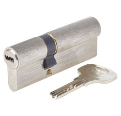 Cylindre Série - 1000+ - débrayable - 30x50 mm nickelé - 6 goupilles - anti