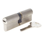 Cylindre - Série 1000+ - débrayable - 40x40 mm nickelé - 6 goupilles - anti