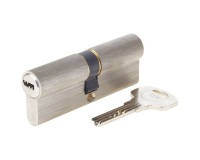 Cylindre - Série 1000+ - débrayable - 40x40 mm nickelé - 6 goupilles - anti