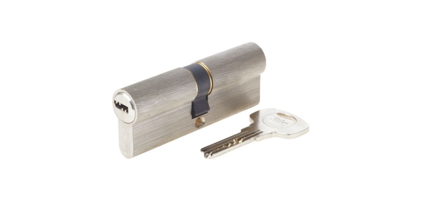 Cylindre - Série 1000+ - débrayable - 40x40 mm nickelé - 6 goupilles - anti