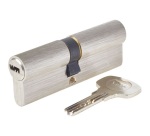 Cylindre - Série 1000+ - débrayable - 40x45 mm nickelé - 6 goupilles - anti