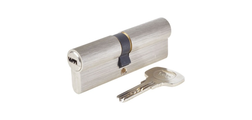 Cylindre - Série 1000+ - débrayable - 40x45 mm nickelé - 6 goupilles - anti