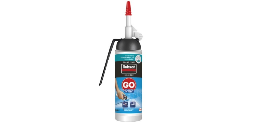 Mastic Silicone Rubson GO Je jointe Bain & Cuisine Anti-Moisissures – Cartouche 100 ml