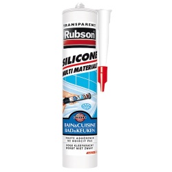 Mastic sanitaire - 280 mL - translucide