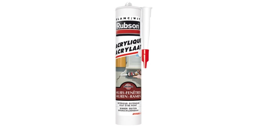 Mastic murs et fenêtres  280 ml blanc