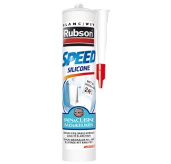 Mastic silicone Speed - sanitaire - 280 mL - blanc