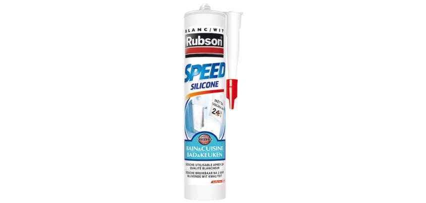 Mastic silicone Speed - sanitaire - 280 mL - blanc