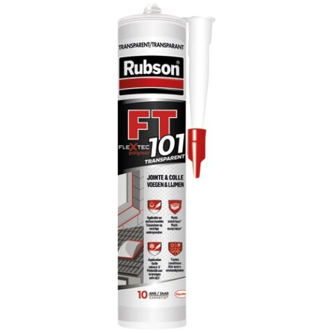 Mastic FT101 rubson translucide cartouche 280ml pro