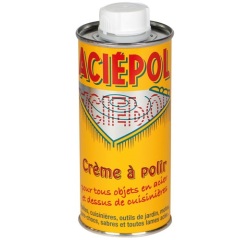 Nettoyant métaux - crème à polir - blanc - bidon - 250 mL