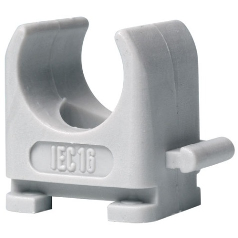 Attache ronde - avec pointe - D.20 mm - lot de 50 - gris