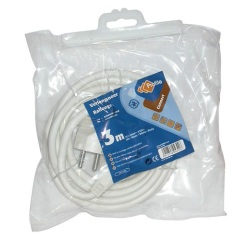Rallonge - 3 m - 3G1.5mm² - blanc