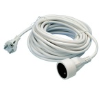 Rallonge - 10 m - 3G1.5mm² - blanc
