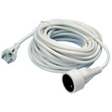 Rallonge - 10 m - 3G1.5mm² - blanc