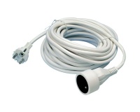 Rallonge - 10 m - 3G1.5mm² - blanc