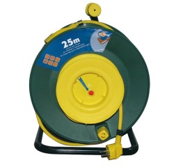 Enrouleur de jardin - 25 m - 3G1.5mm² - jaune