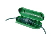 Boite étanche - Safebox - pour fiche électrique - vert