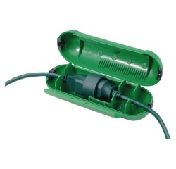 Boite étanche - Safebox - pour fiche électrique - vert