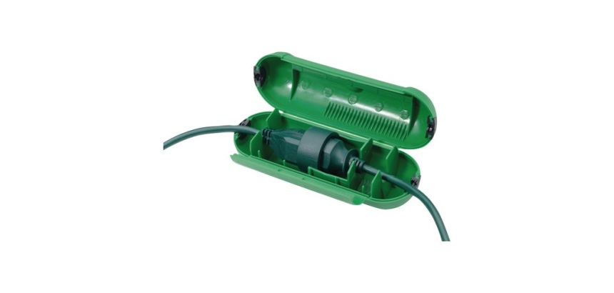 Boite étanche - Safebox - pour fiche électrique - vert