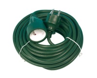 Rallonge - 10 m - 3G1.5mm² - vert