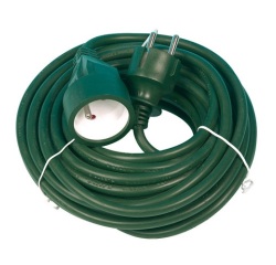 Rallonge - 10 m - 3G1.5mm² - vert