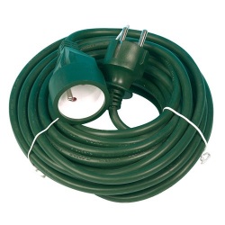Rallonge - 10 m - 3G1.5mm² - vert