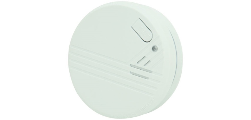 Détecteur  de fumée - 10A - lithium 9V - 85dB - blanc