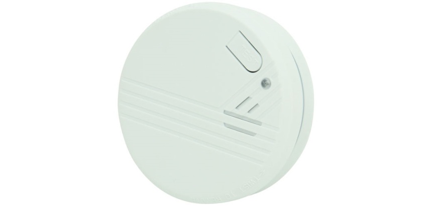 Détecteur  de fumée - 10A - lithium 9V - 85dB - blanc