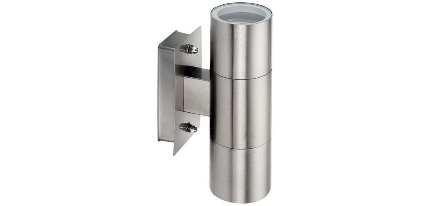 Applique murale extérieure LED 2x3.5W gris