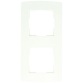 Plaque  double - verticale - blanc