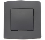 Interrupteur va et vient  - noir