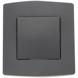 Interrupteur va et vient  - noir