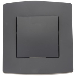 Interrupteur va et vient  - noir