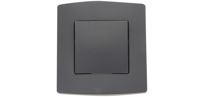 Interrupteur va et vient  - noir