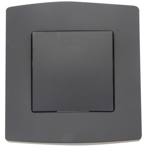 Interrupteur va et vient  - noir