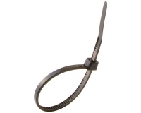 Collier serre-câble - 100x2.5 mm - lot de 100 - noir