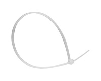 Collier serre-câble - 150x2.5 mm - lot de 100 - blanc