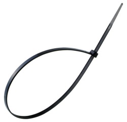 Collier de serrage - 200x2.5 mm - lot de 100 - noir