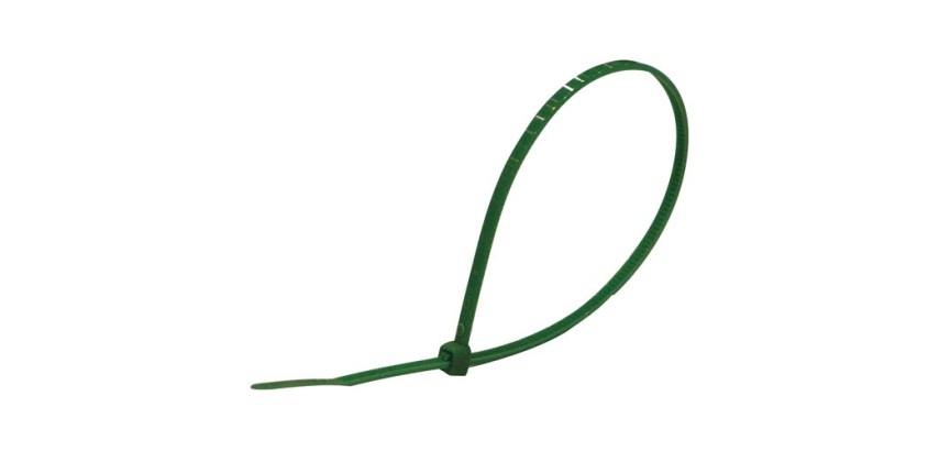 Collier de serrage - 200x2.5 mm - lot de 100 - vert