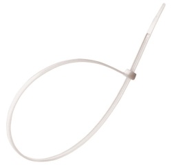 Collier de serrage - 280x3.6 mm - lot de 100 - blanc