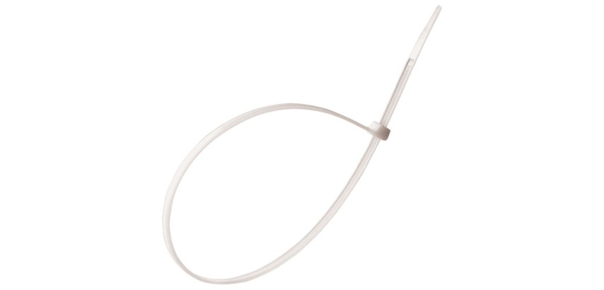 Collier de serrage - 280x3.6 mm - lot de 100 - blanc