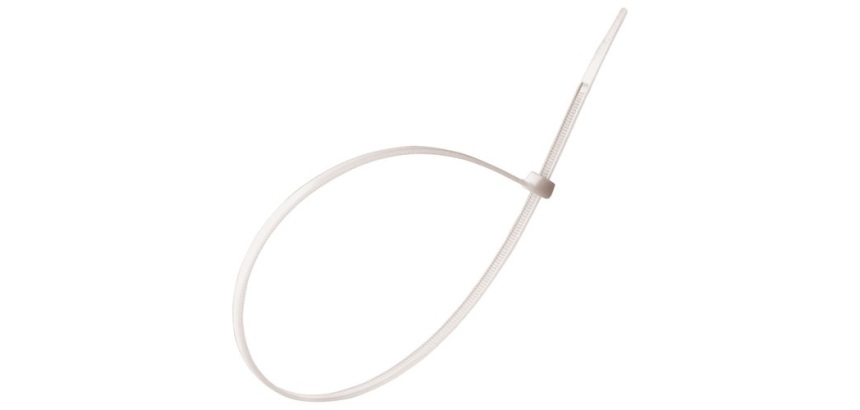 Collier de serrage - 280x3.6 mm - lot de 100 - blanc