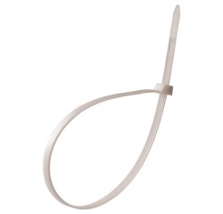 Collier de serrage - 280x4.8 mm - lot de 100 - blanc