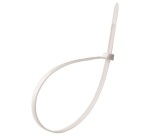 Collier de serrage - 350x4.8 mm - lot de 100 - blanc