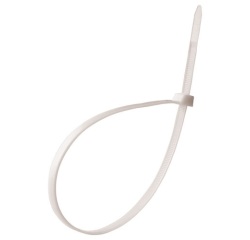 Collier de serrage - 350x4.8 mm - lot de 100 - blanc