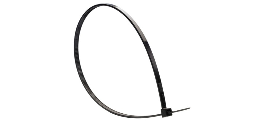 Collier de serrage - 350x4.8 mm - lot de 100 - noir